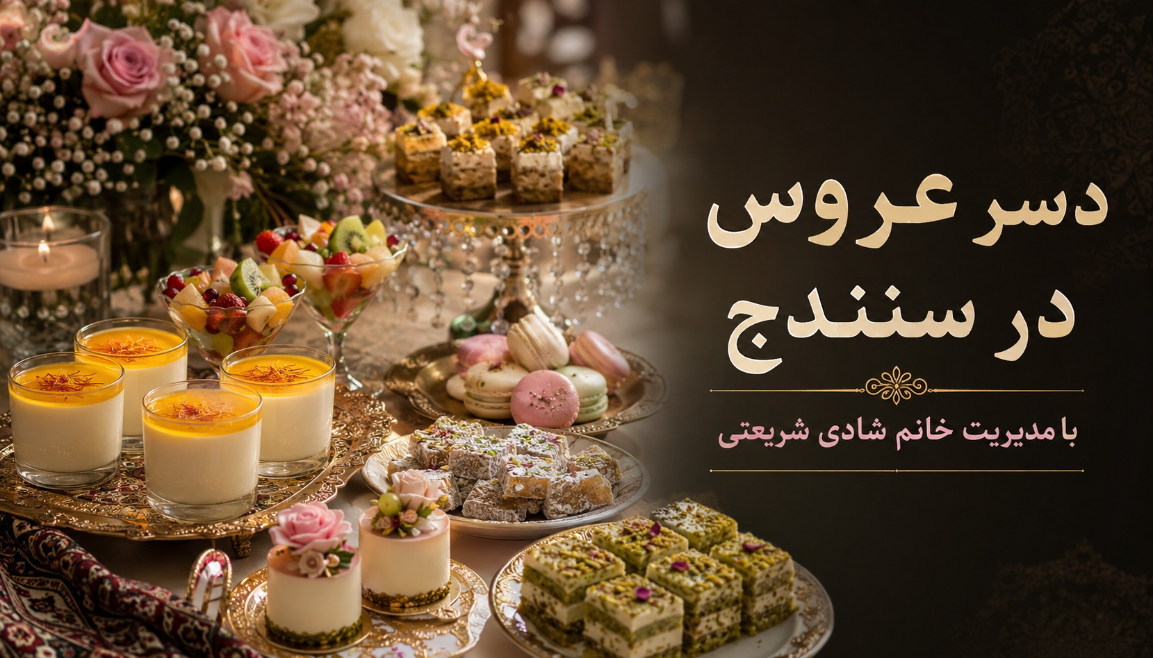 بوکی سنه-دسر و غذای عروس در سنندج